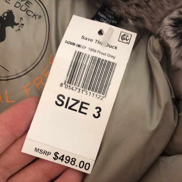 Save the Duck Artic Program Smeg Hooded Parka jacket - Picture 16 of 16